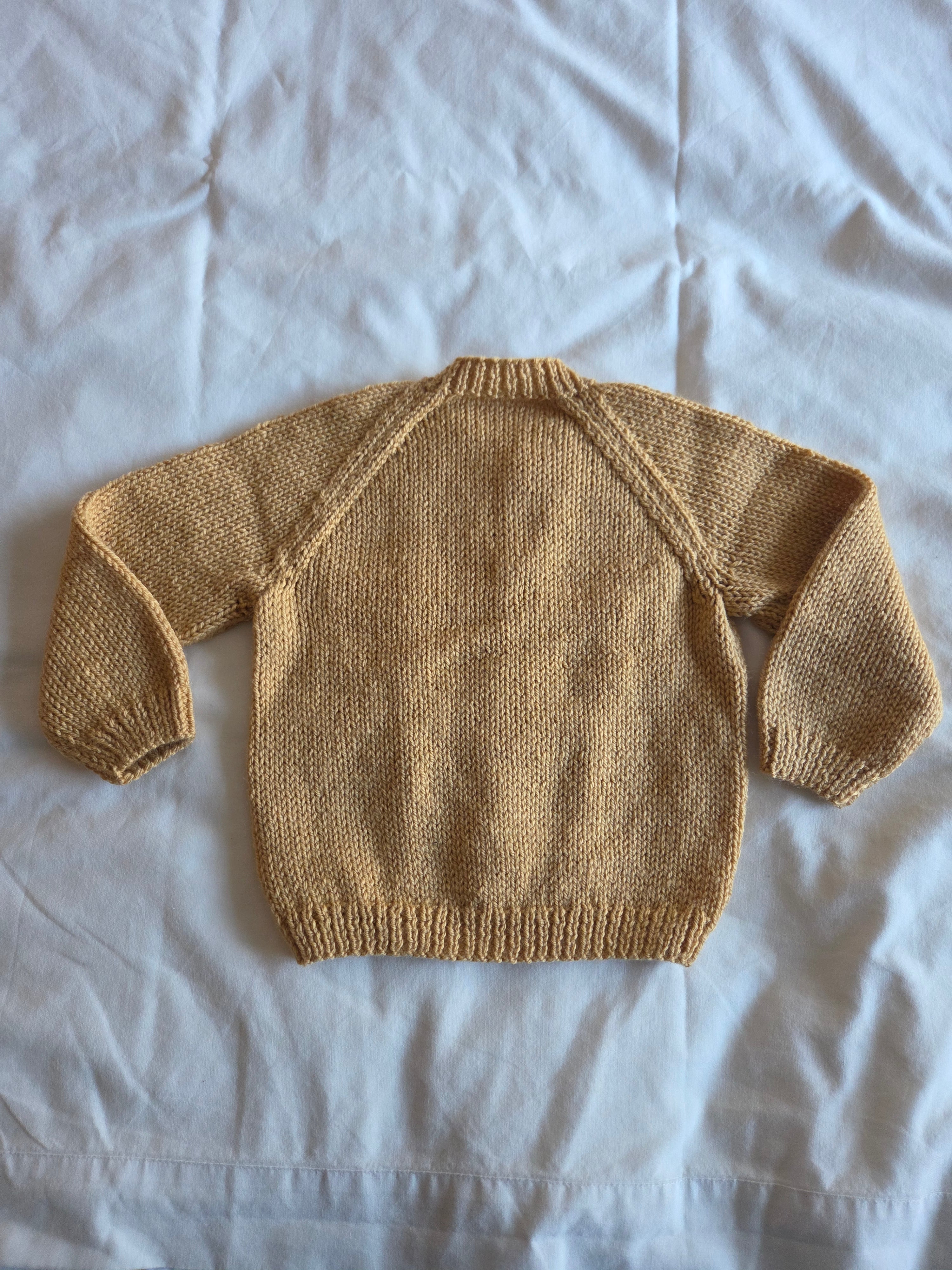 Stag horn cable cardigan 1-2