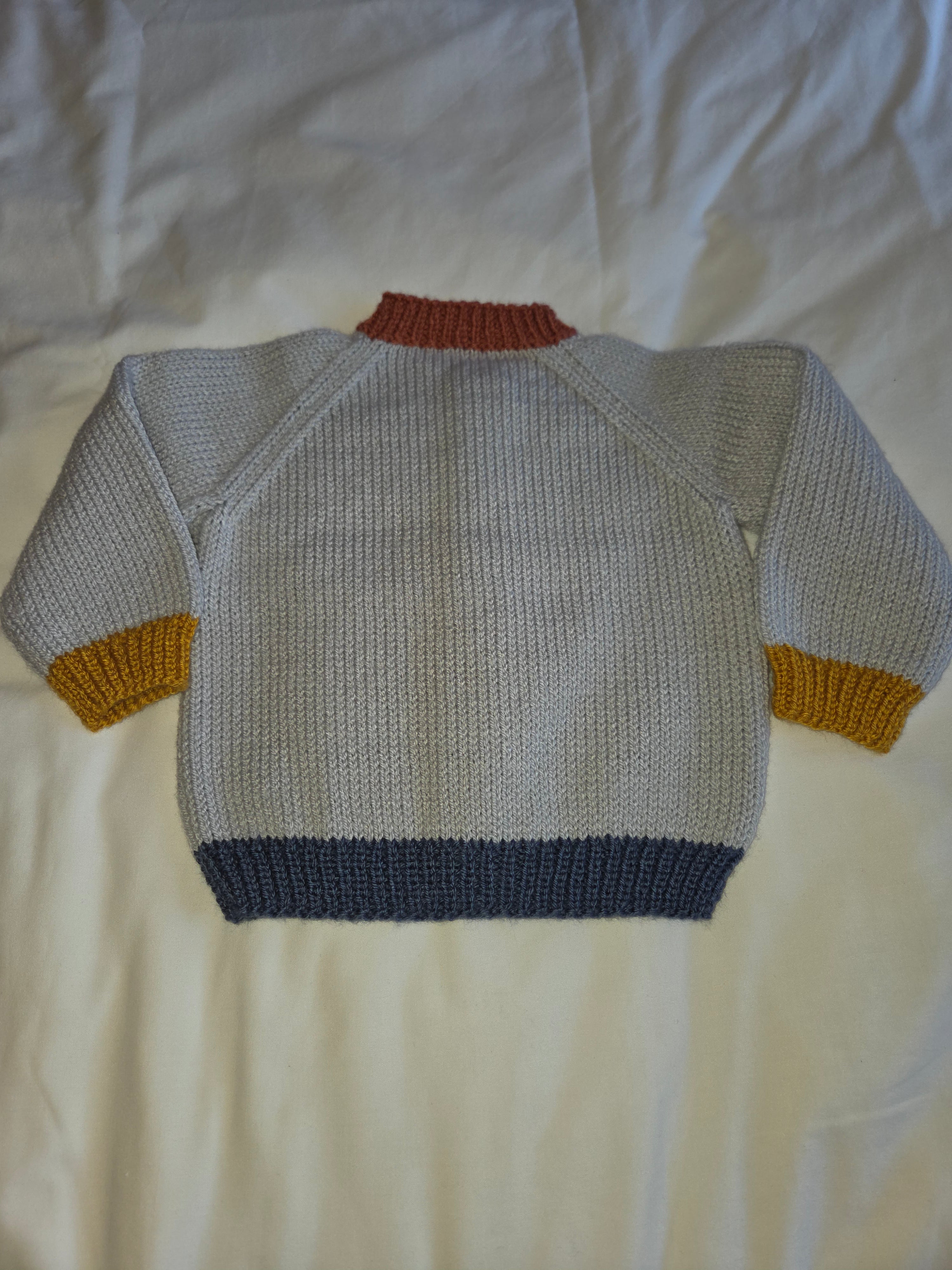 Brighten my Ribs Cardi - 1-2 yr multi (Copy)